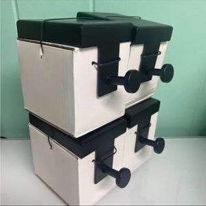 Hearth & Hand Magnolia -Mantle Peg Black Nail Head Christmas Stocking Ho…